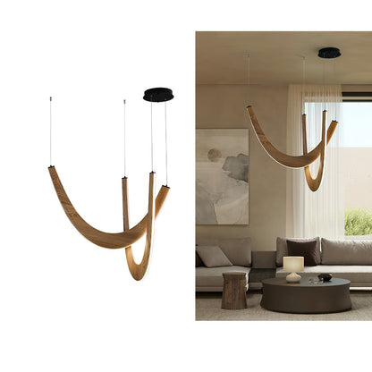 U Wooden Pendant Lamp