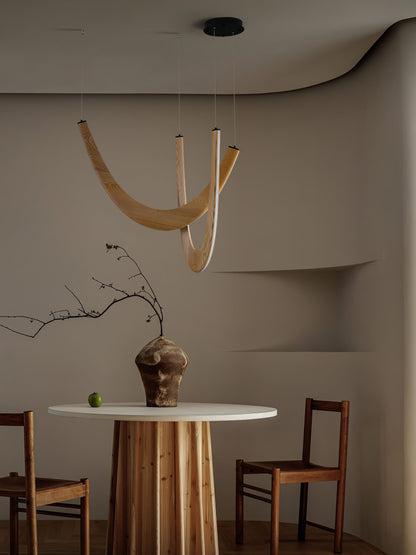 U Wooden Pendant Lamp