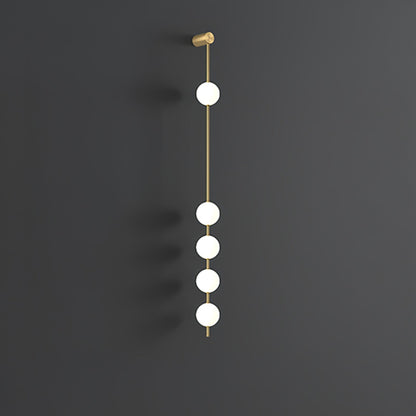 Vertical Balls Wall Lamp