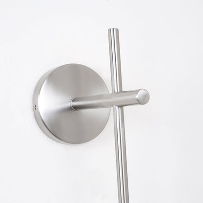Vertical Globe Plug-in Wall Lamp