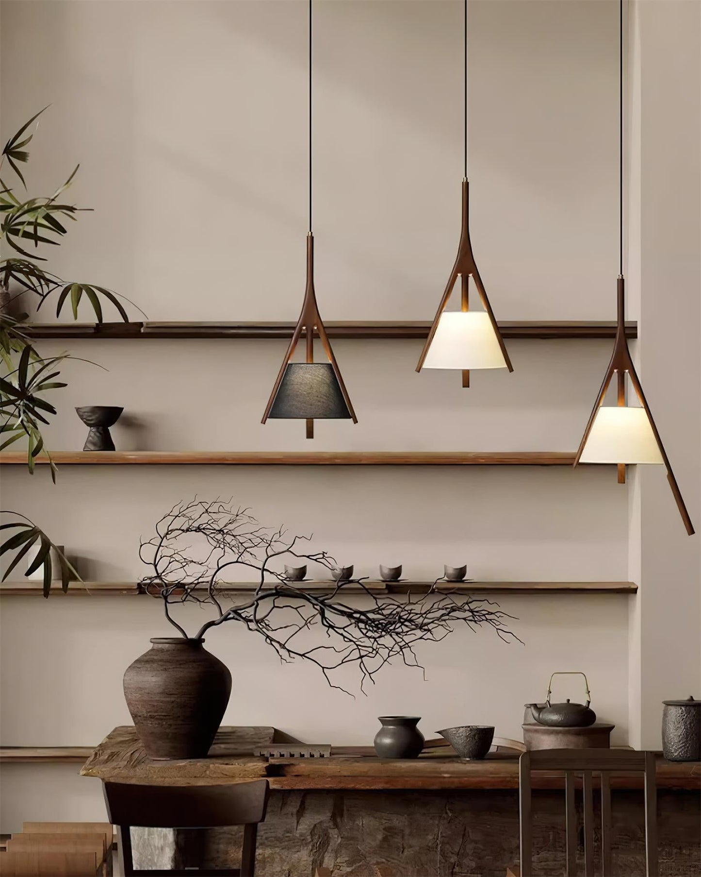 Nanzhi Wood Pendant Lamp