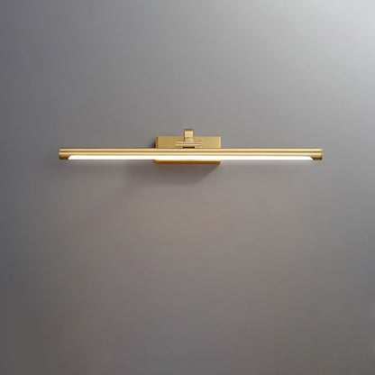 Walnut Color Linear LED Wall Light