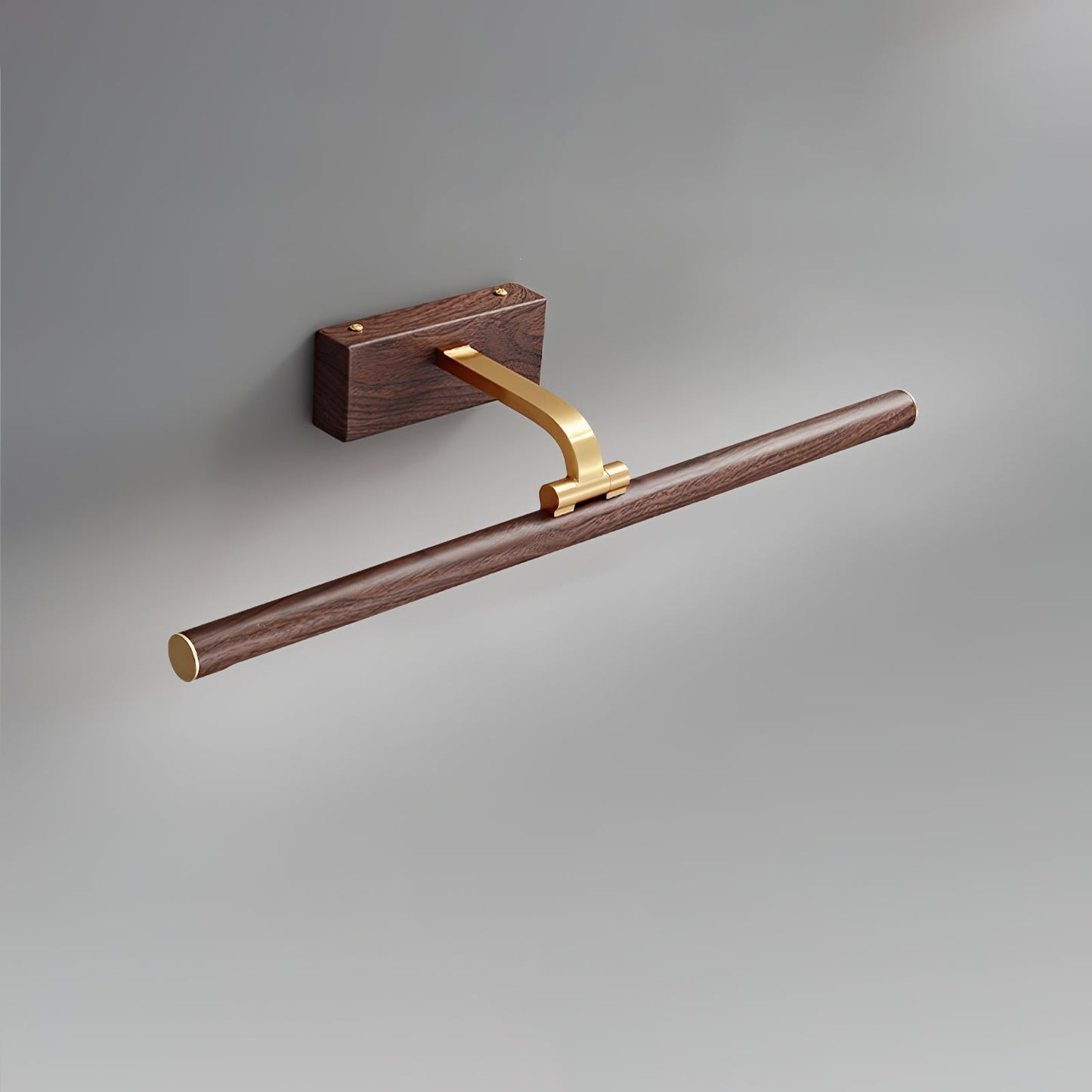 Walnut Color Linear LED Wall Light