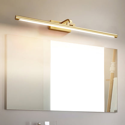 Walnut Color Linear LED Wall Light