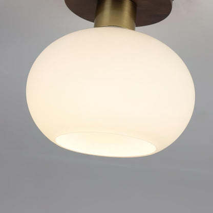 White Shell Ceiling Lamp
