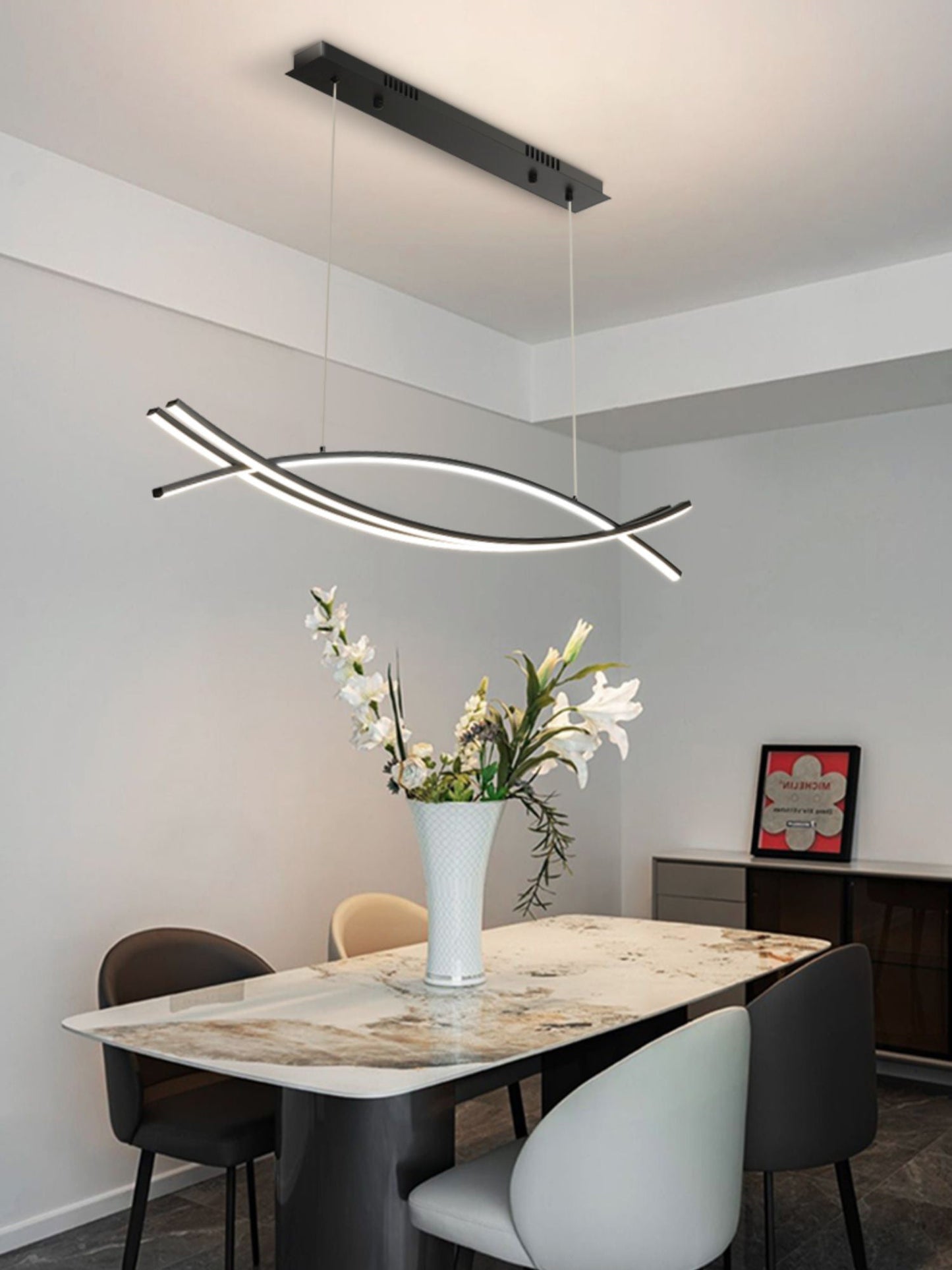 Wishbone LED Chandelier