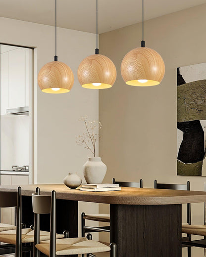 Wood Grain Pendant Lamp