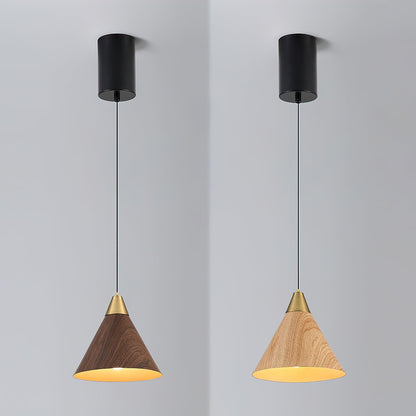 Wood Grain Pendant Lamp