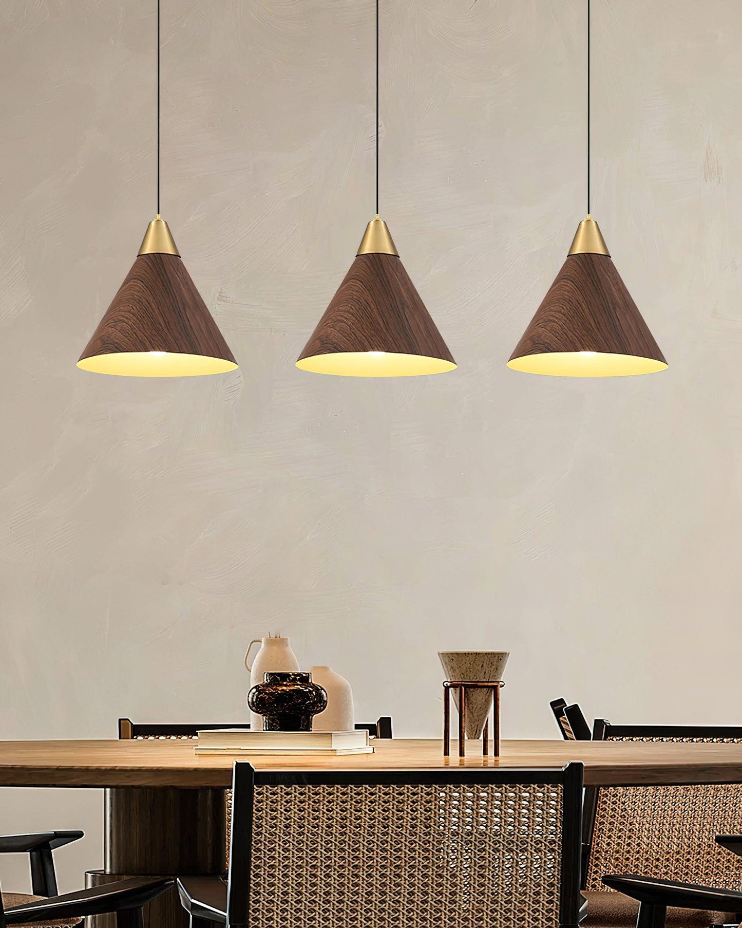 Wood Grain Pendant Lamp