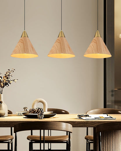 Wood Grain Pendant Lamp