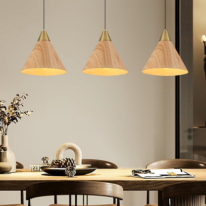 Wood Grain Pendant Lamp