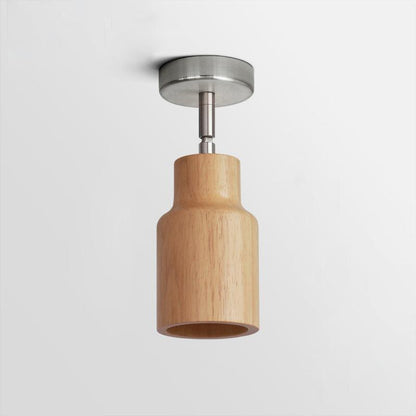 Wood Track Ceiling Lamp