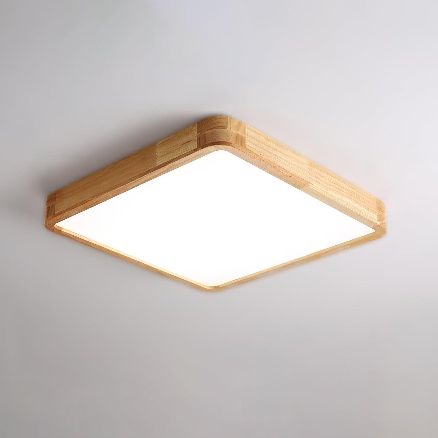 Wooden Geometric Ceiling Light