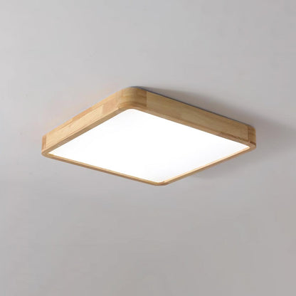 ضوء السقف الهندسي الخشبي