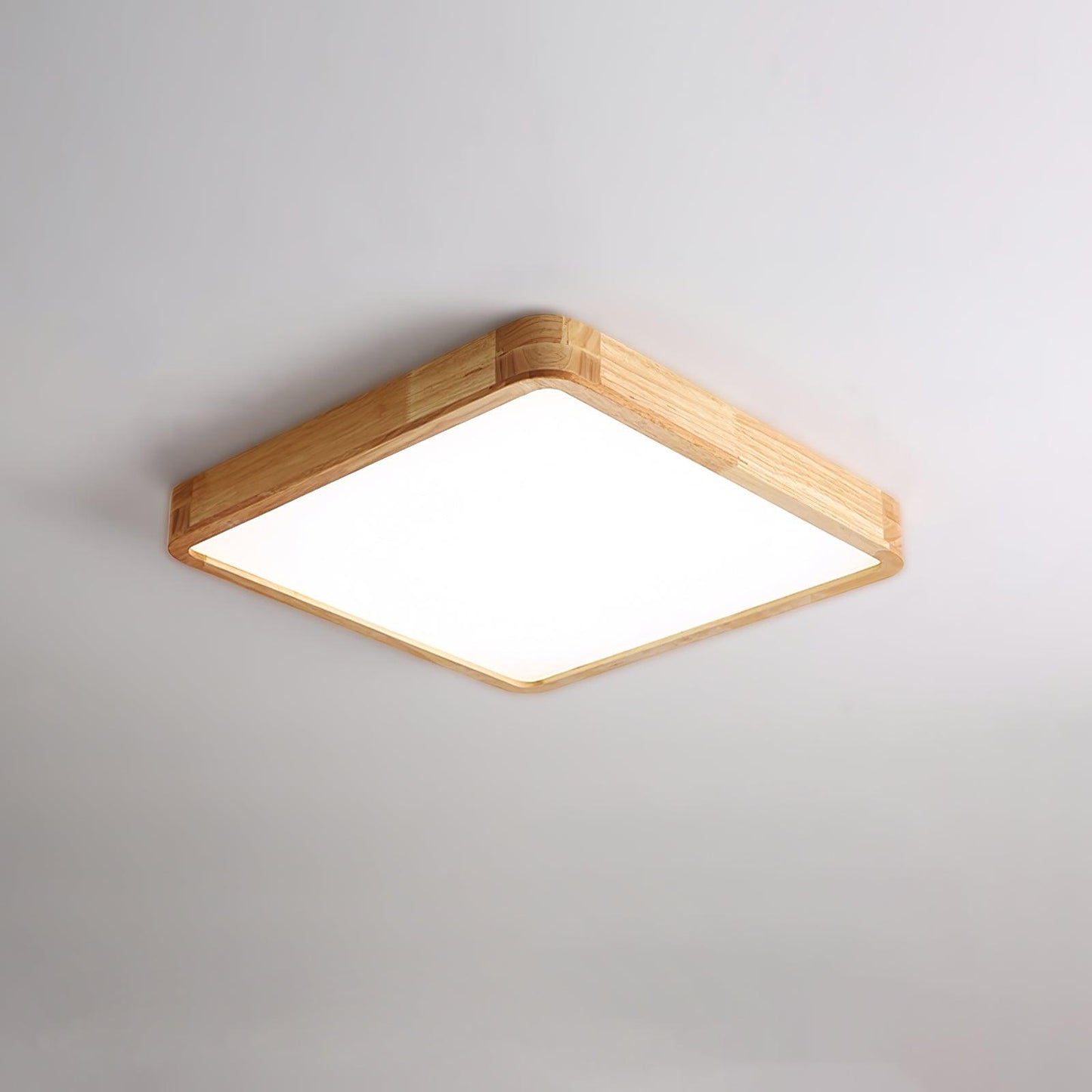 Wooden Geometric Ceiling Light