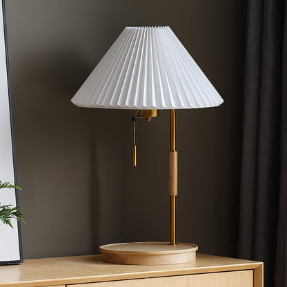 Wooden Retro Table Lamp