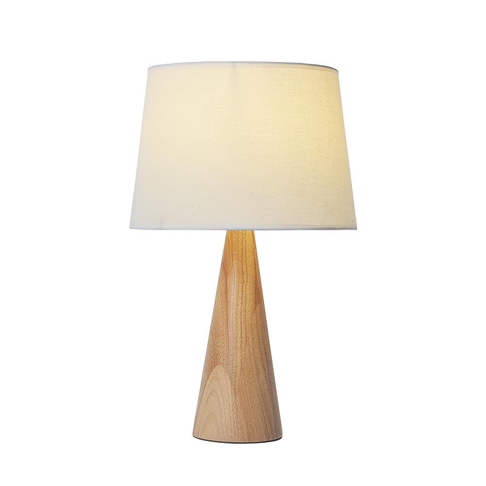 Wooden Vase Table Lamp