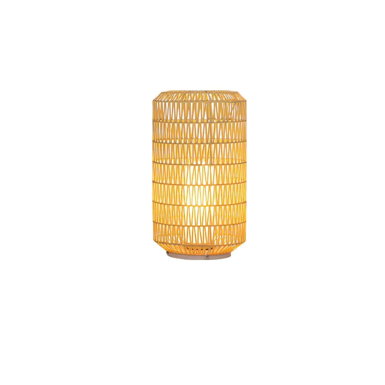 Geflochtene Rattan-Außenlampe 