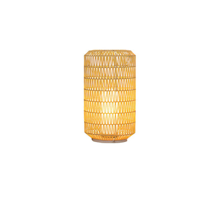 Geflochtene Rattan-Außenlampe 