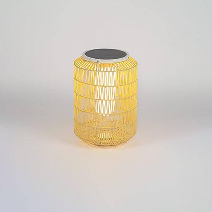 Geflochtene Rattan-Außenlampe 