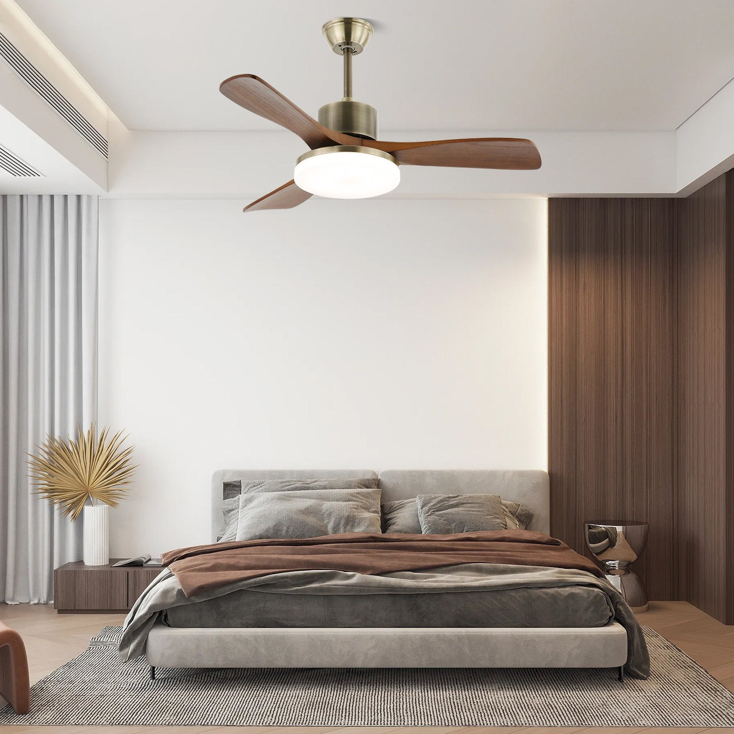 Zephyr Wooden 42"/52" Ceiling Fan Light