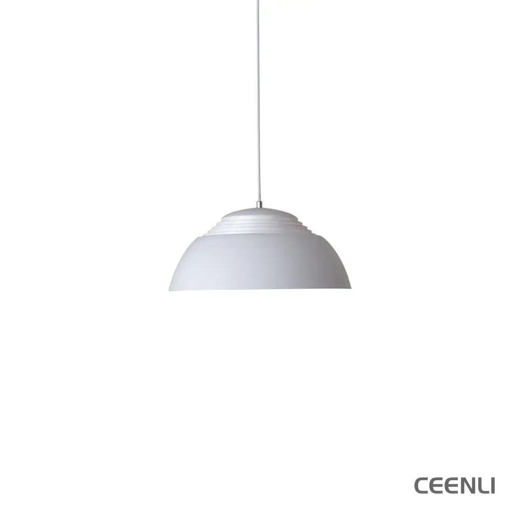 Abat Jour Pendant Lamp ∅ 14.7″ x H 7.1″ / Dia 37.5cm x H 18cm / White Pendant light
