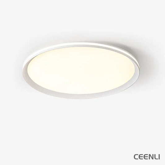 Acrylic Circular LED Ceiling Light ∅ 15.7″ x H 1.2″ / Dia 40cm x H 3cm / White / Three-Color Changing Light Ceiling lamp