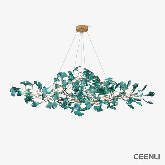 Acrylic Ginkgo Leaf Chandelier Chandelier