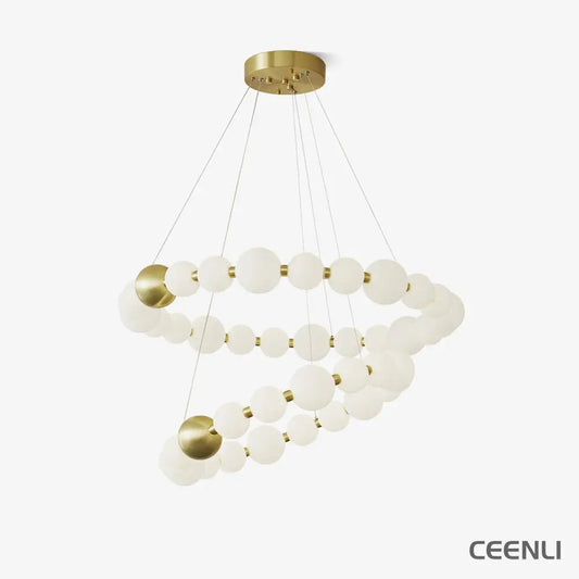Acrylic Pearls Chandelier Chandelier