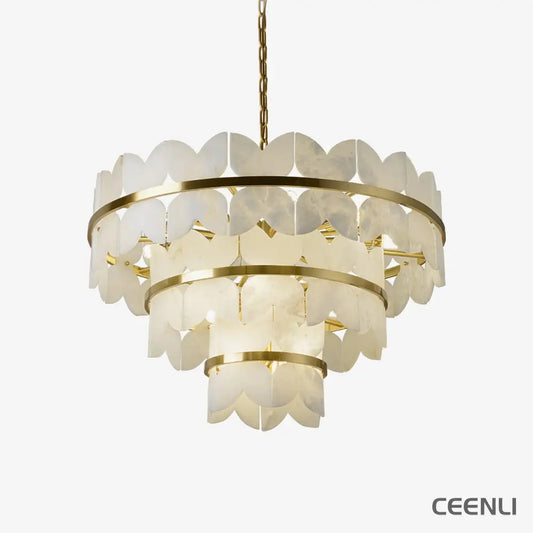 Alabaster Cloudscape Chandelier Chandelier