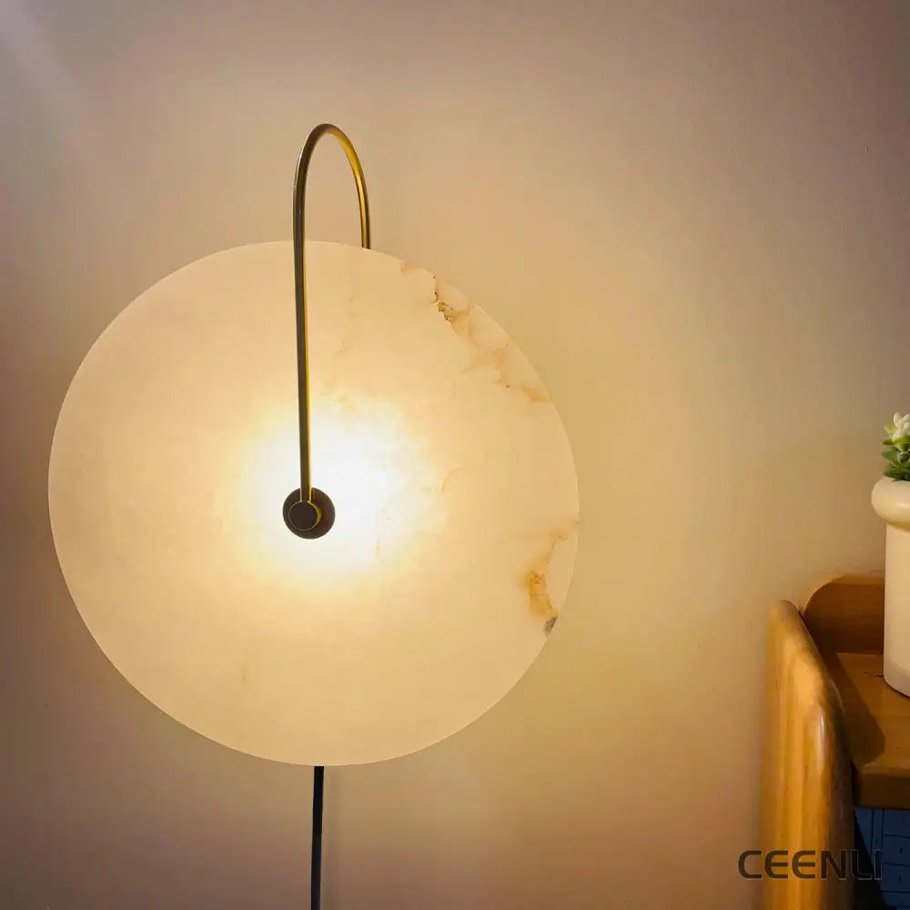Alabaster LED Plug-In Wall Lamp Wall lamp