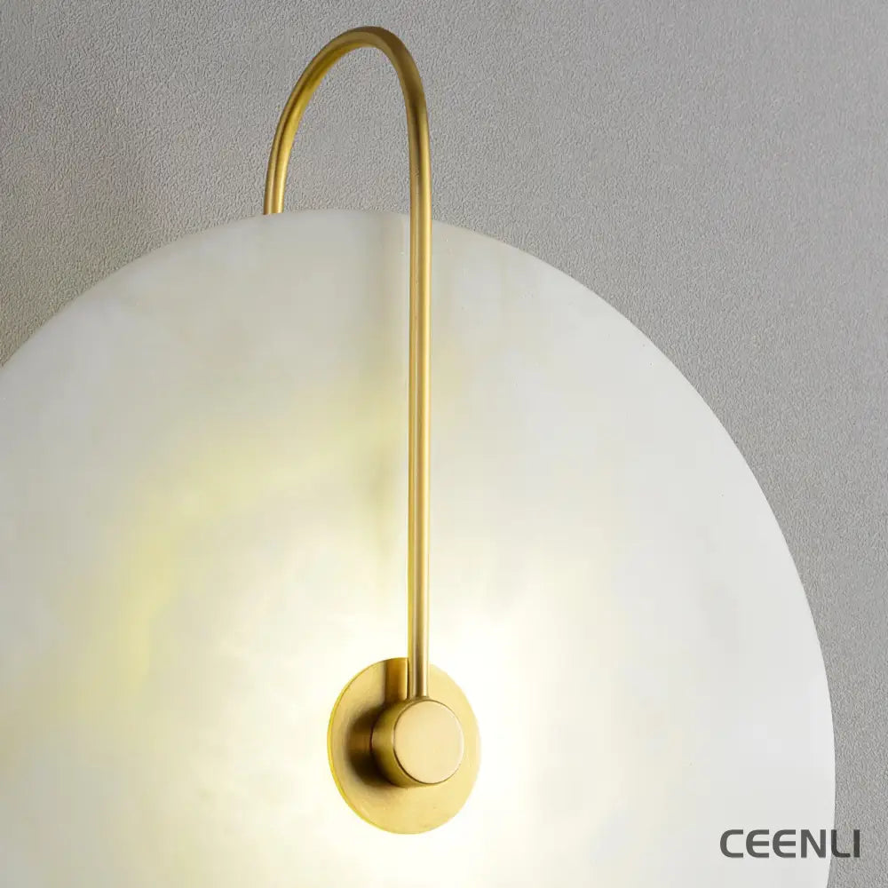 Alabaster LED Plug-In Wall Lamp Wall lamp