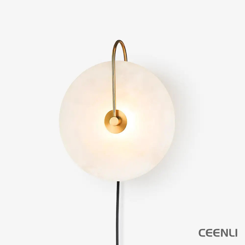 Alabaster LED Plug-In Wall Lamp Wall lamp
