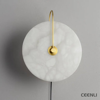 Alabaster LED Plug-In Wall Lamp Wall lamp