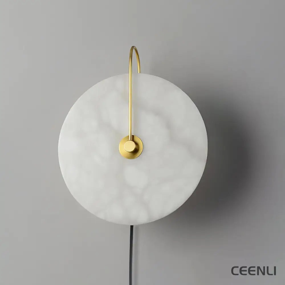 Alabaster LED Plug-In Wall Lamp Wall lamp