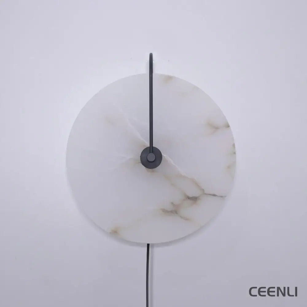 Alabaster LED Plug-In Wall Lamp Wall lamp