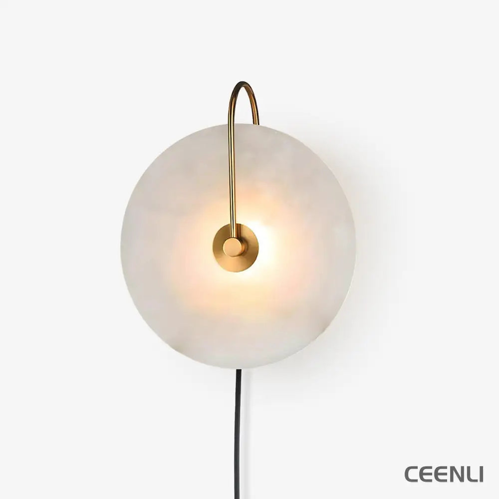 Alabaster LED Plug-In Wall Lamp Wall lamp