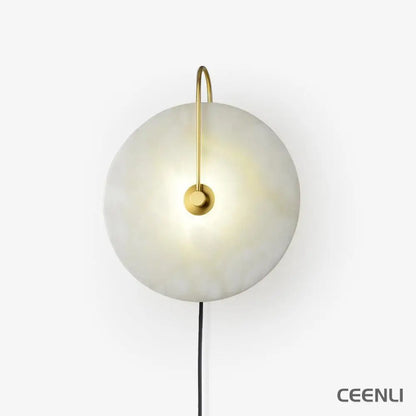 Alabaster LED Plug-In Wall Lamp Wall lamp