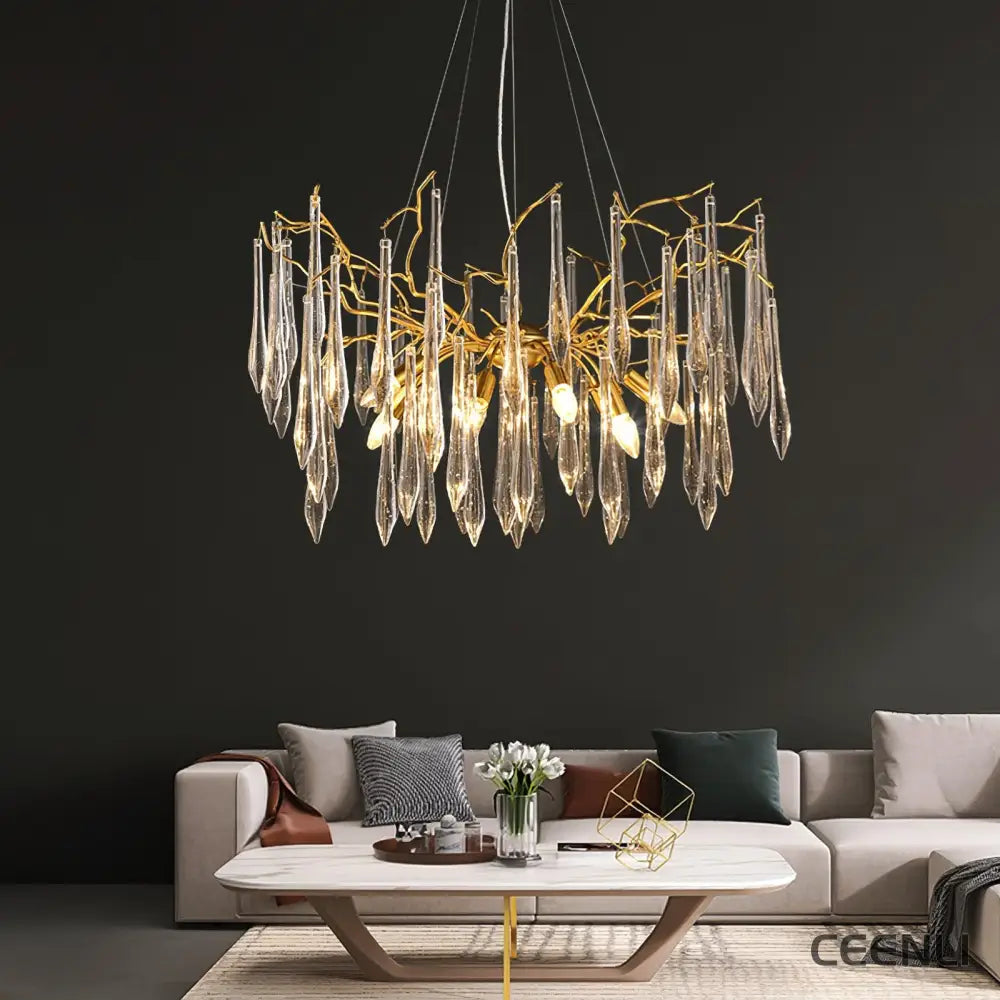 Aqua Funnel Chandelier Chandelier