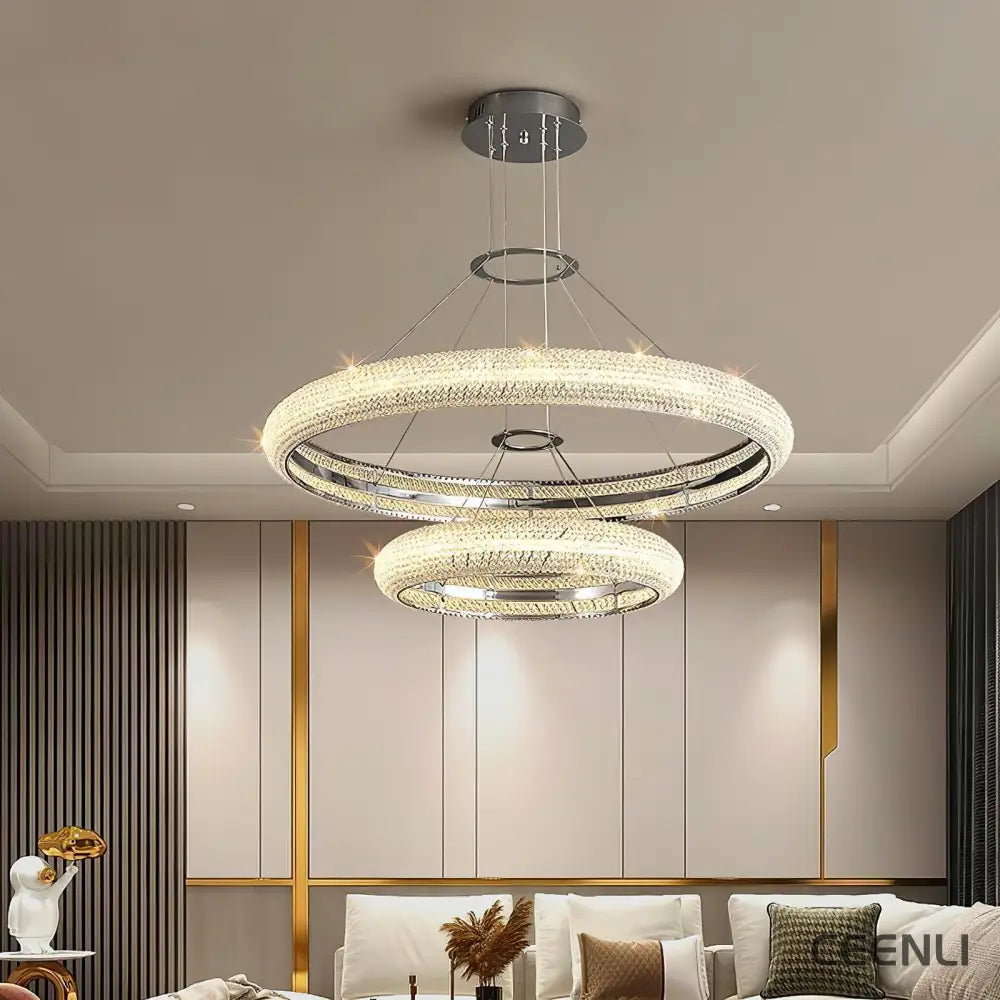 Asscher Ring Chandelier Chandelier