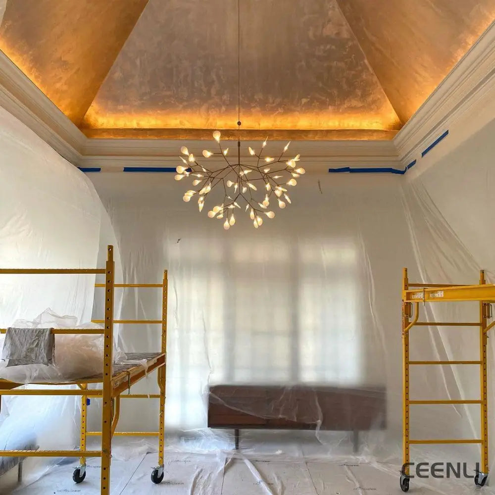 Black Firefly LED Chandelier Chandelier