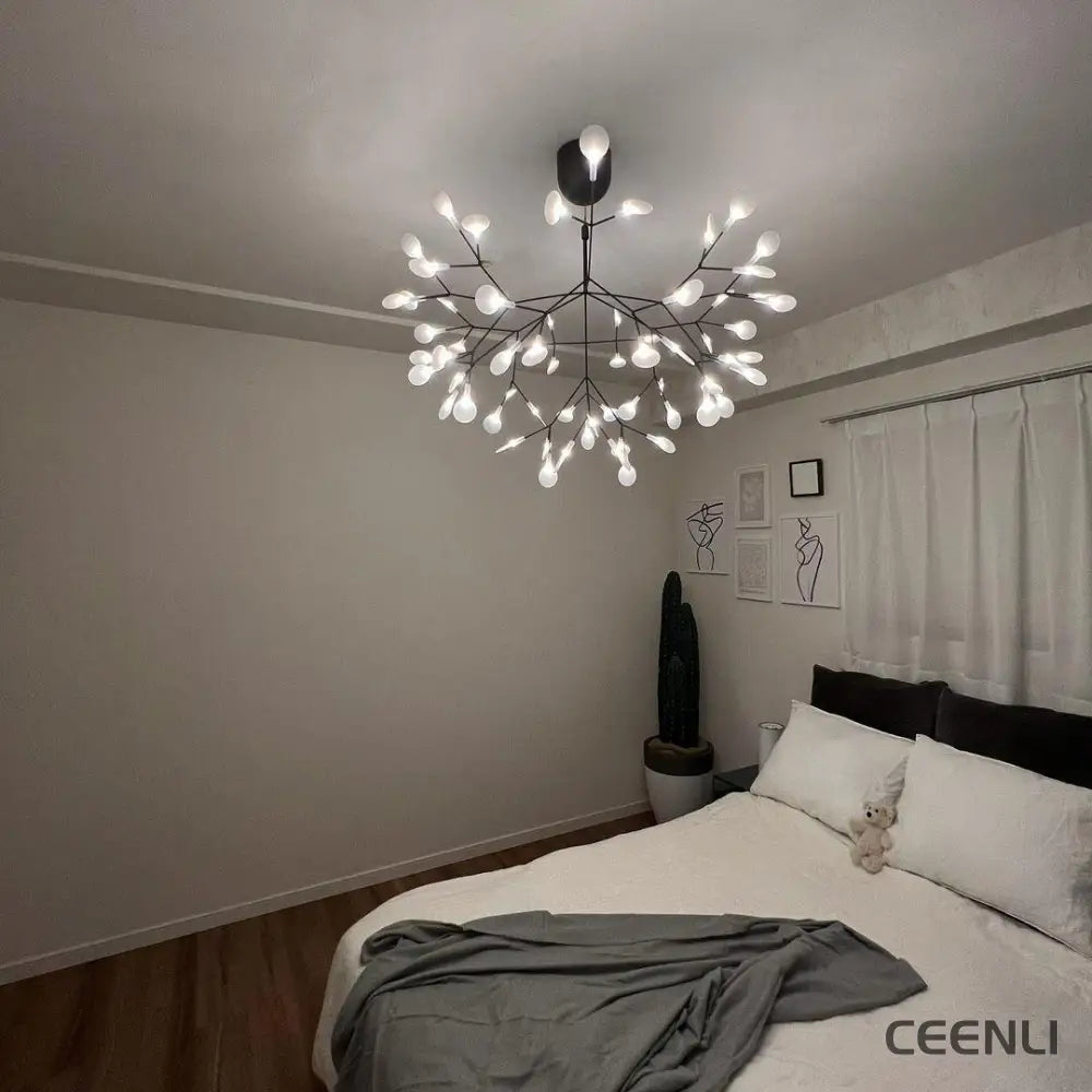 Black Firefly LED Chandelier Chandelier