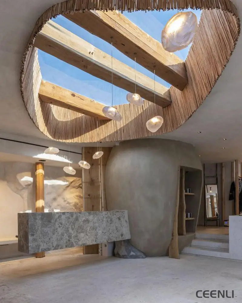 Blown Glass Random Pendant Light Pendant light