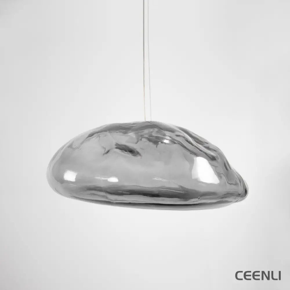 Blown Glass Random Pendant Light Dia 30cm x H 23cm / Smoke grey Pendant light