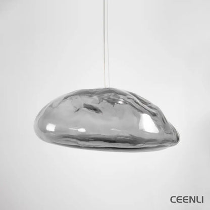 Blown Glass Random Pendant Light Dia 30cm x H 23cm / Smoke grey Pendant light