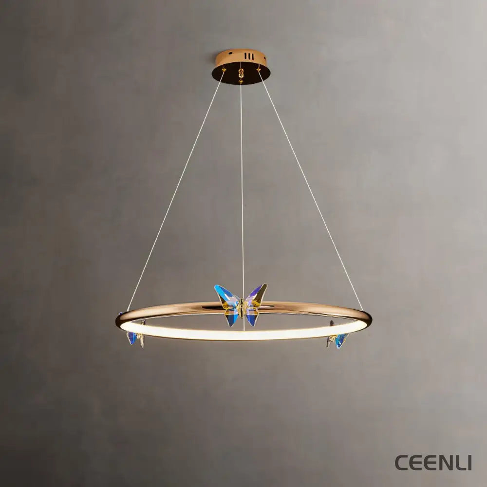 Blue Butterfly Chandelier Chandelier