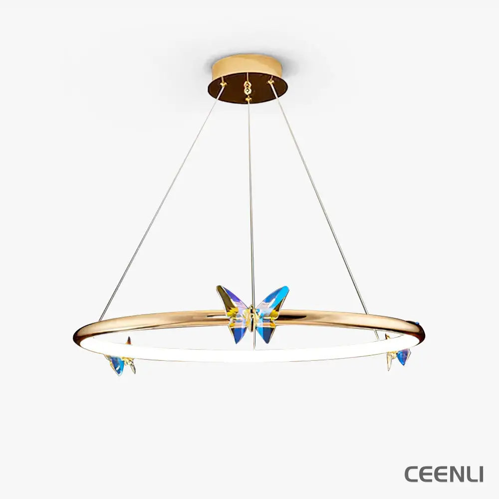 Blue Butterfly Chandelier Chandelier
