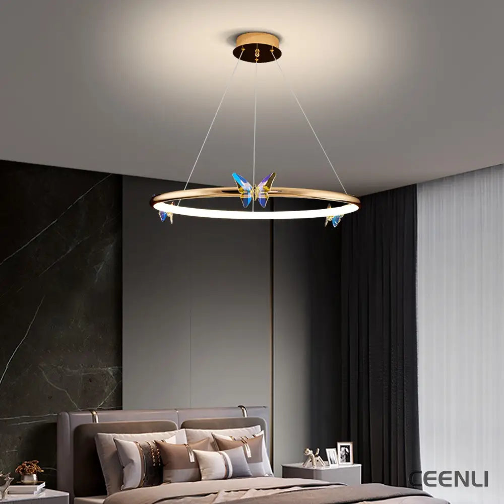 Blue Butterfly Chandelier Chandelier