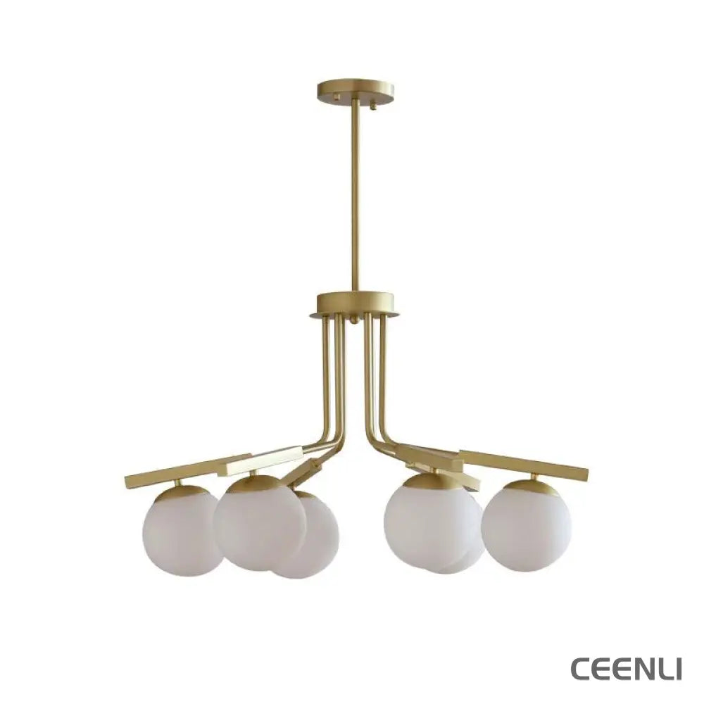 Bonnie Chandelier 6 heads Φ 27.6″ x H 17.3″ / Dia 70cm x H 44cm / Gold Chandelier