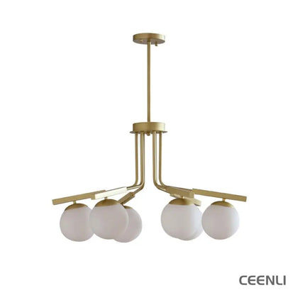 Bonnie Chandelier 6 heads Φ 27.6″ x H 17.3″ / Dia 70cm x H 44cm / Gold Chandelier